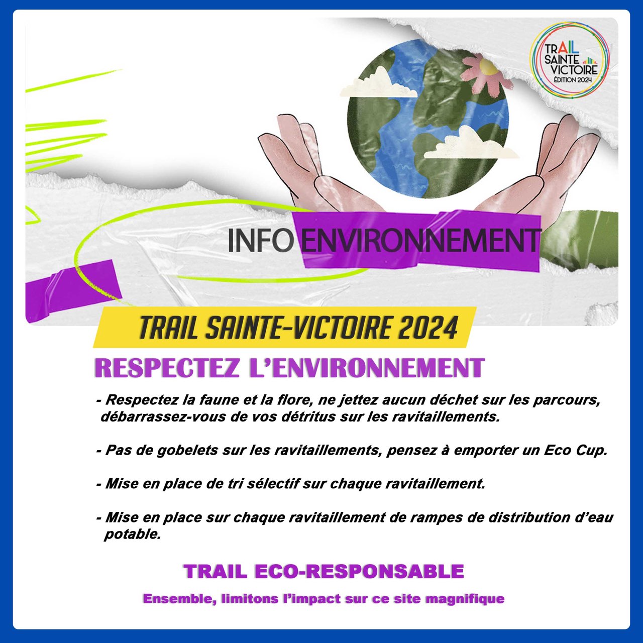 CONSIGNES ET RECOMMANDATIONS